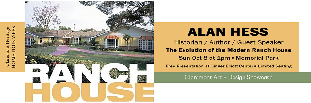 Alan Hess Ranch House presentation Oct 8 1pm