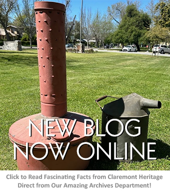 New Claremont Heritage Blog Now Online