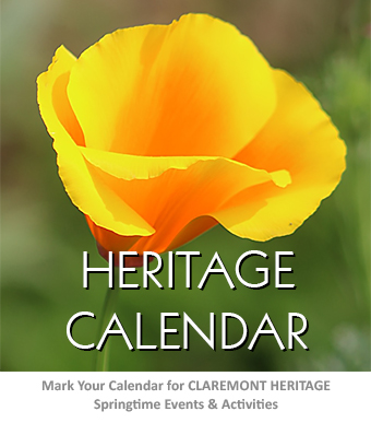 Claremont Heritage Events Calendar