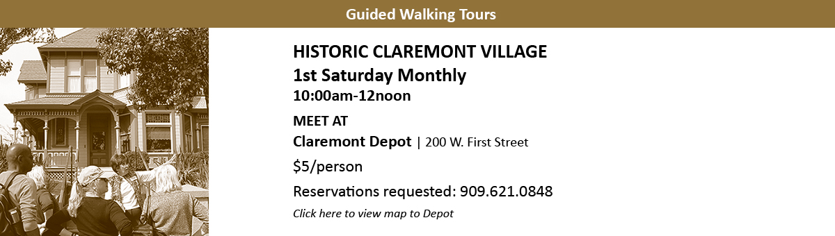 Historic Claremont Village Guided Walking Tour