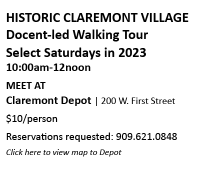 Claremont Village Guided Walking Tour