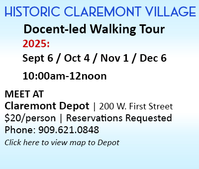 Claremont Village Guided Walking Tour