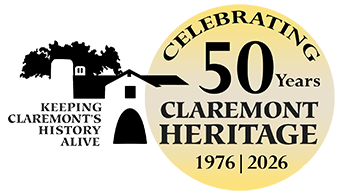 Claremont Heritage 50th Anniversary logo