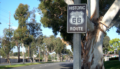 Route 66 sign photo