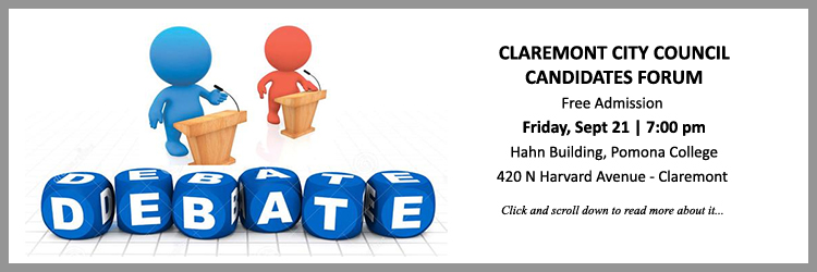 Claremont City Council Candidates Forum