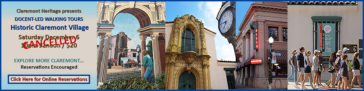 Claremont Heritage Docent-led Village Walking Tour