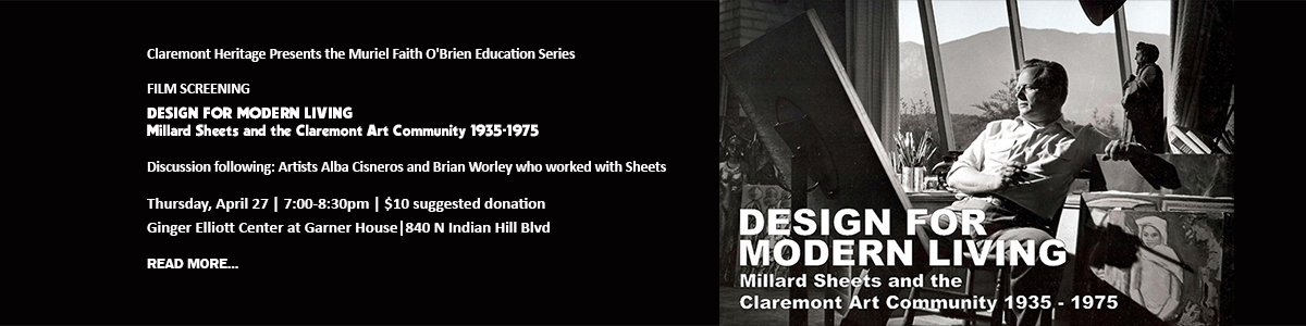 Film: Design for Modern Living Millard Sheets and the Claremont Art Community 1935-1975