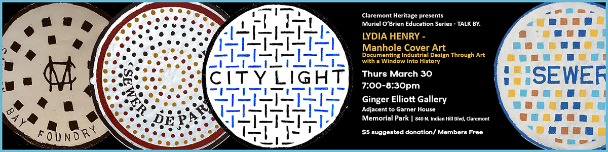 Art Talk by Lydia Henry - Manhole Cover Arts Thurs March 30 | 7-8:30pm