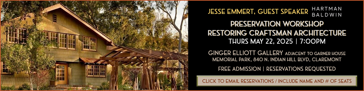 Preservation Workshop May 22 at 7:00pm