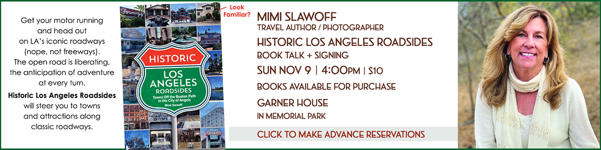 Mimi Slawoff book yalk and signing Sun Nov 9 at 4:00pm $10