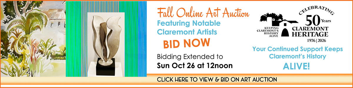Claremont Heritage Fall Online Art Auction