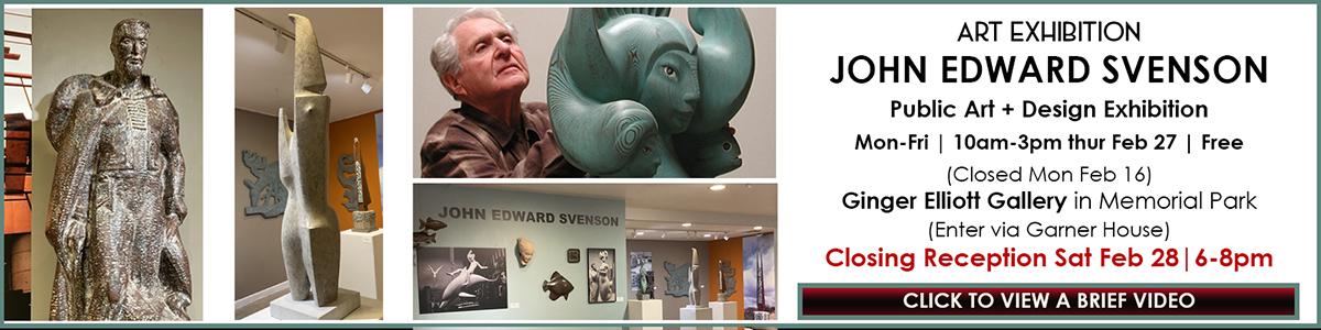 John Edward Svenson exhibition and brief video