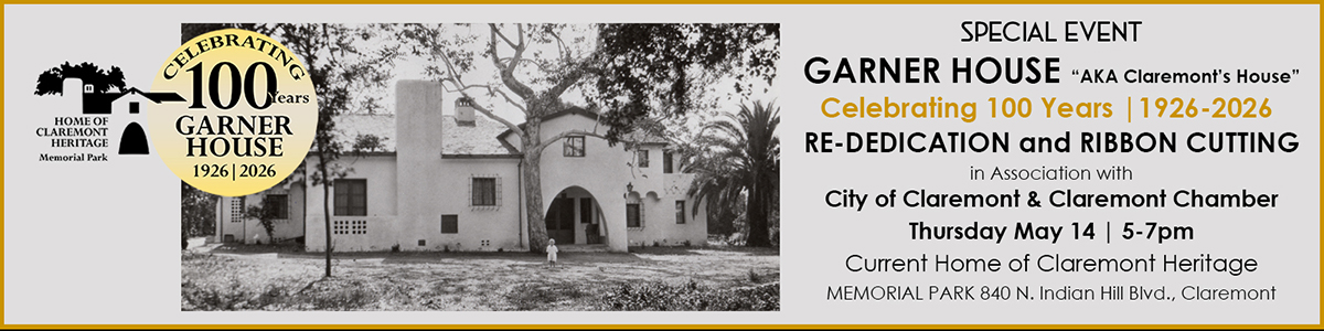 Re-dedication Ribbon Cutting of Garner House Thurs May 14 | 5-7pm