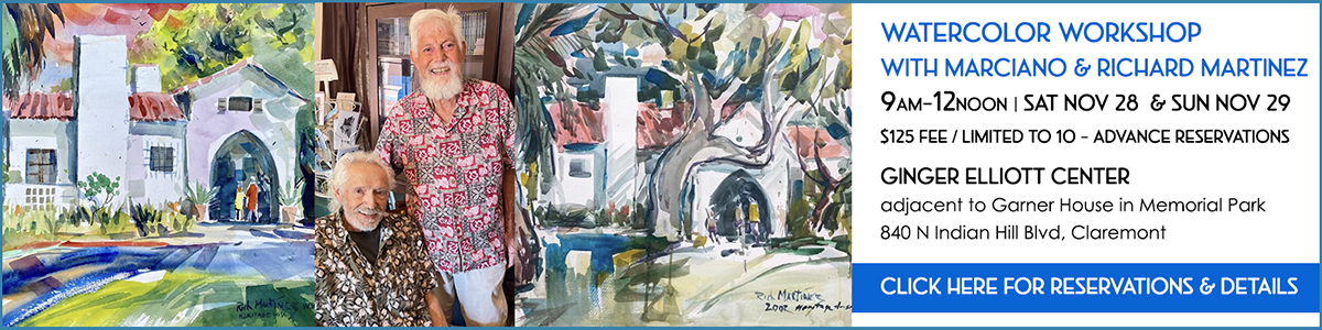 Marciano and Richard Martinez Watercolor Workshop