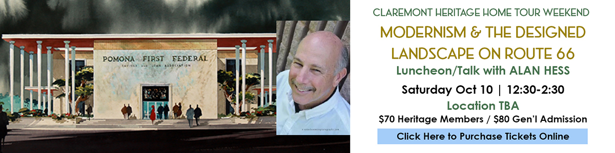 Luncheon/Talk with Alan Hess