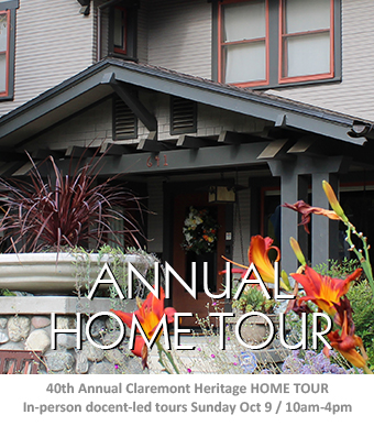 Claremont Heritage Home Tour