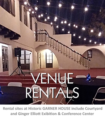 Courtyard at Garner House - Venue Rentals