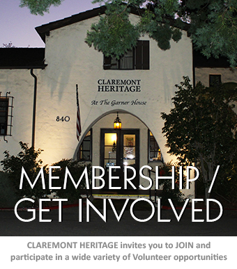 Join Claremont Heritage and Volunteer opportunities