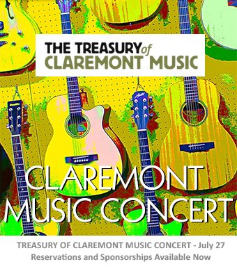 Claremont Treasury of Music Concert July 27

