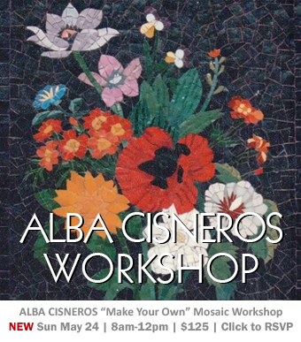 Alba Cisneros Mosaic Workshop